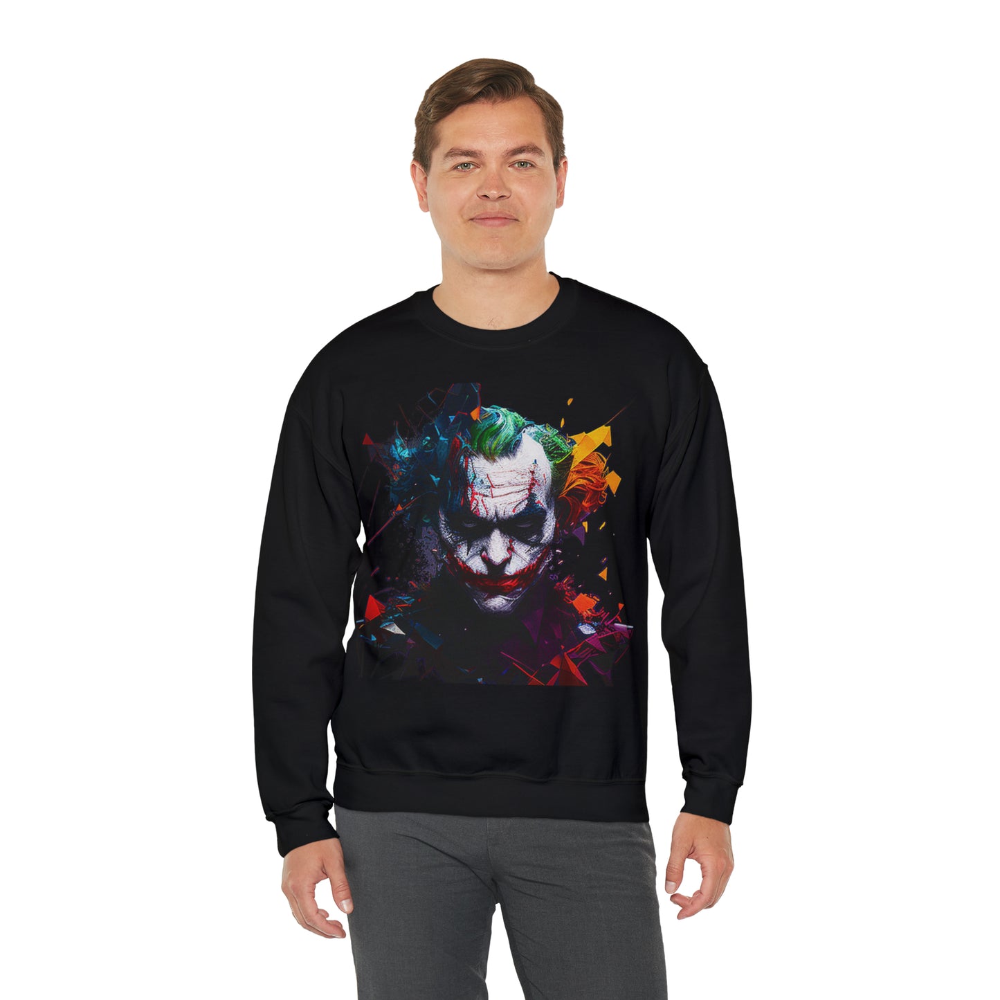 Joker, Batman, Women's and Men's Unisex, Crew Neck Sweatshirt