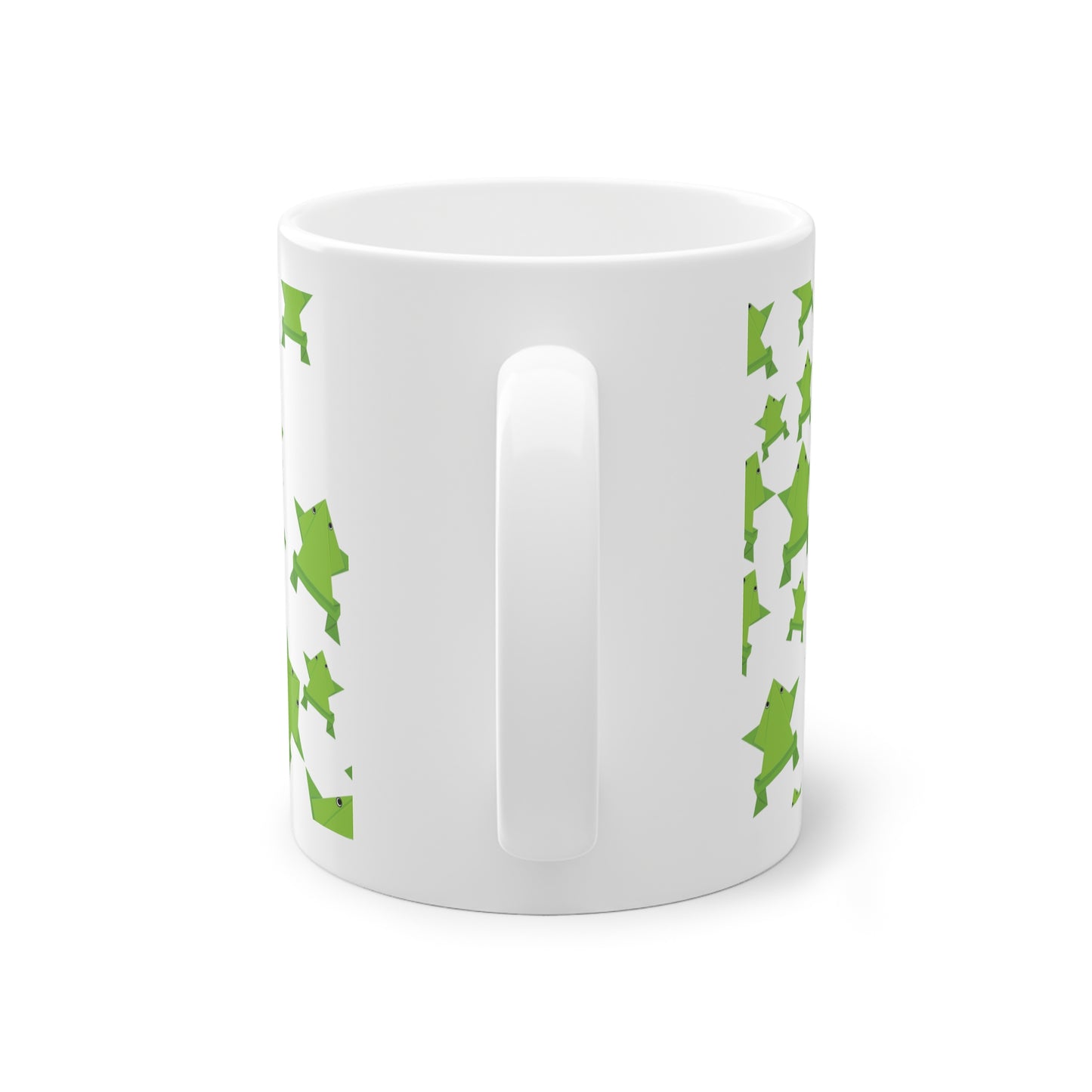 Green frog, Frog, Cup with Handle,  Mug